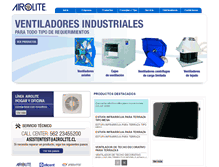 Tablet Screenshot of airolite.cl